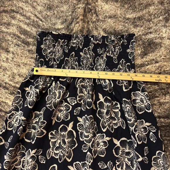 Women’s Nautica Smocked Printed Midi Skirt, Size Large, Cotton / Viscose Blend - Picture 14 of 14